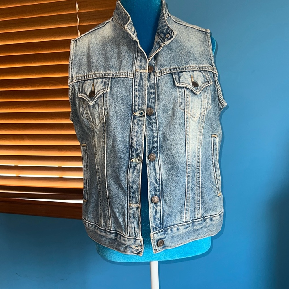 Levi Strauss Signature - Denim sleeveless Vest/Jacket